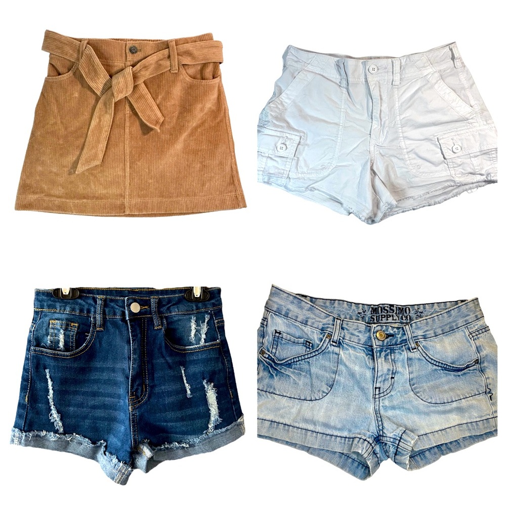 Girl’s Shorts/ Skirt Bundle (Abercrombie Kids, AE, Mossimo, & Children’s Place)